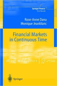 Financial markets in continuous time