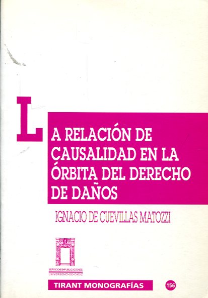 La relación de causalidad en la órbita del Derecho de daños