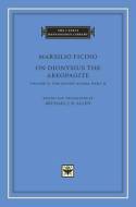 On Dionysius the Aeropagite. Volume 2: The divine names, Part II. 9780674743793