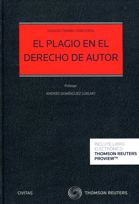 El plagio en el Derecho de autor. 9788447052707