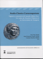 Studia classica caesaraugustana. 9788416272952