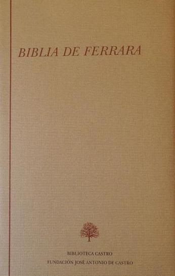 Biblia de Ferrara. 9788489794962
