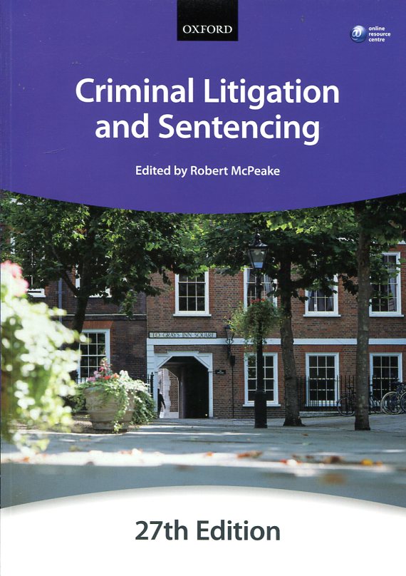 Criminal litigation and sentencing