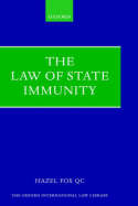 The Law of State Immunity