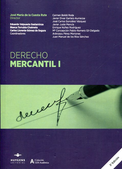 Derecho mercantil I. 9788415663515