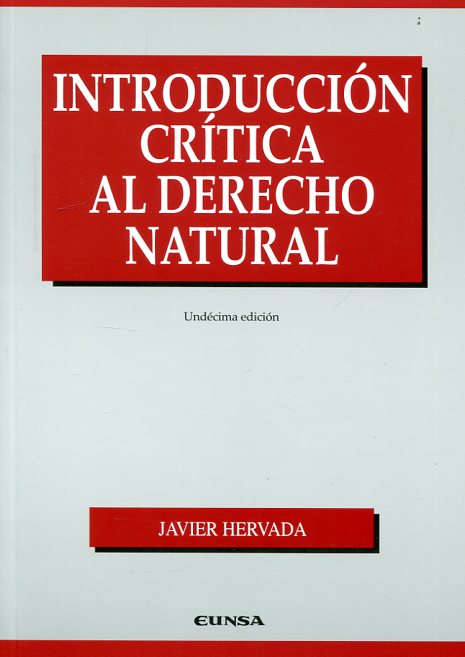 Introducción crítica al Derecho natural