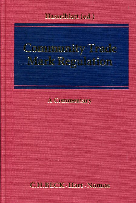 Community trademark regulation. 9781849463621