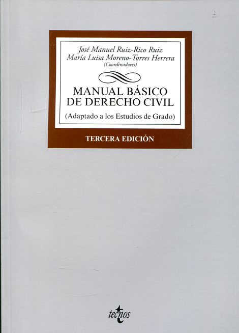 Manual básico de Derecho civil. 9788430959389
