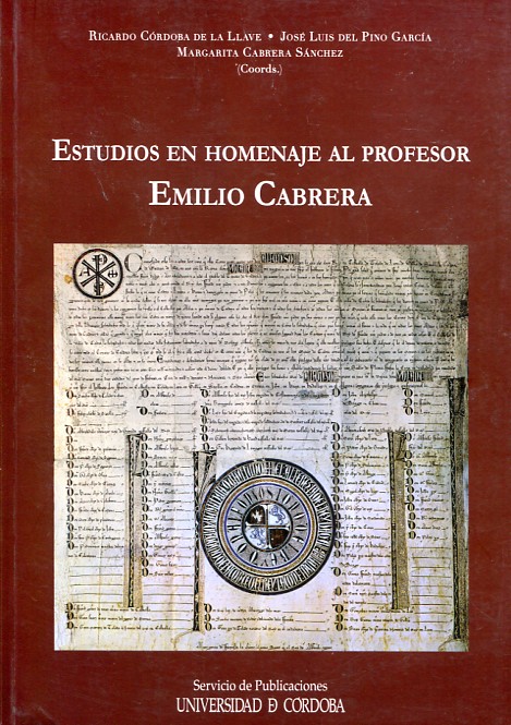 Estudios en homenaje al profesor Emilio Cabrera. 9788477239659