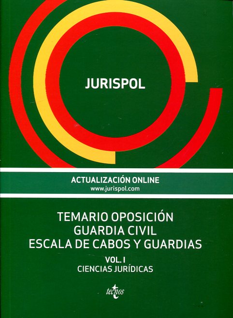 Temario oposición Guardia Civil escala de cabos y guardias. 9788430968350