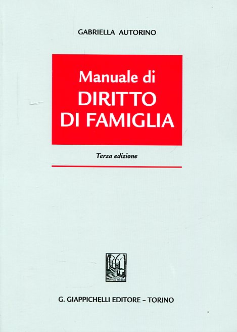 Manuale di Diritto di Famiglia