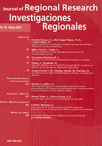 Revista Investigaciones Regionales, Nº 33, año 2015. 100981268