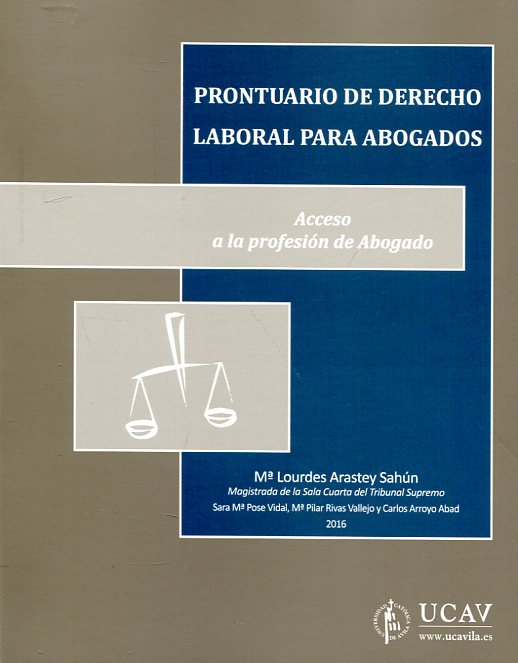 Prontuario de Derecho laboral para abogados. 9788490403860