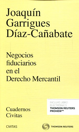 Negocios fiduciarios en el Derecho mercantil. 9788491359623