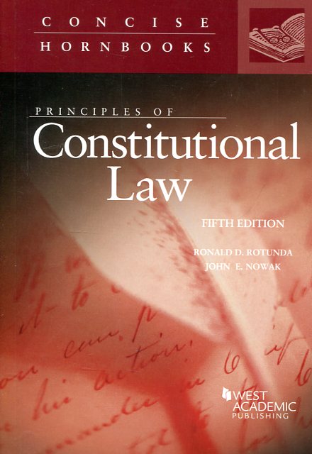 Principles of constitutional Law. 9781628101195