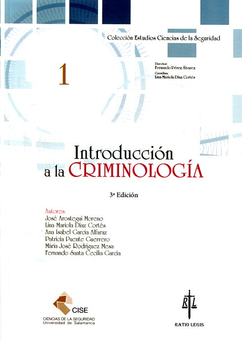 Introducción a la criminología. 9788416324392