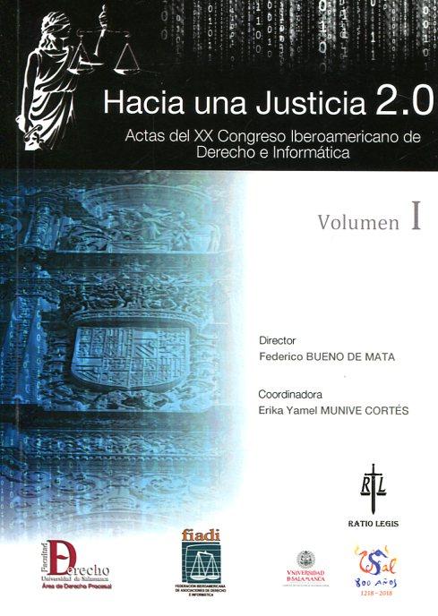 Hacia una justicia 2.0. Volumen I. 9788416324415