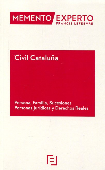 MEMENTO EXPERTO-Civil Cataluña. 9788416924066