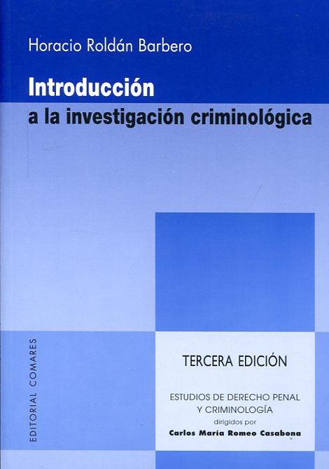 Introducción a la investigación criminológica