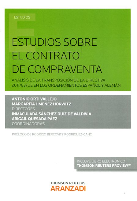 Estudios sobre el contrato de compraventa