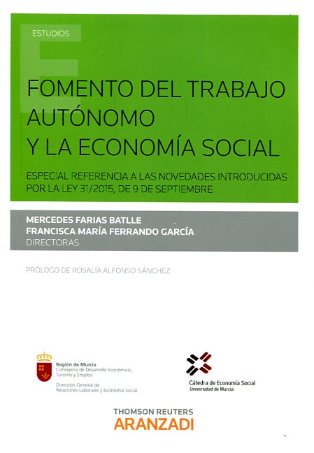 Fomento del trabajo autónomo y la economía social. 9788490994740