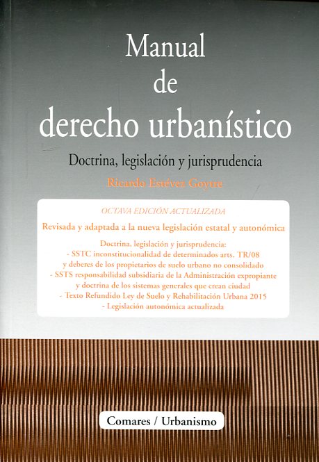 Manual de Derecho urbanístico
