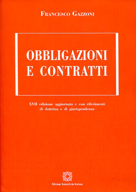 Obbligazioni e contratti. 9788849531091