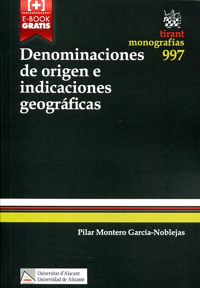 Denominaciones de origen e indicaciones geográficas. 9788490865224