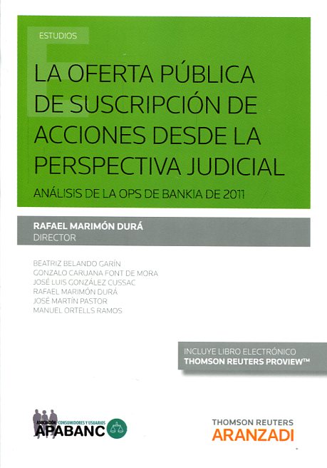 La oferta pública de suscripción de acciones desde la perspectiva judicial