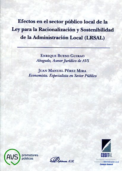 Efectos en el sector público local de la Ley para la Racionalización y Sostenibilidad de la Administración Local (LRSAL)