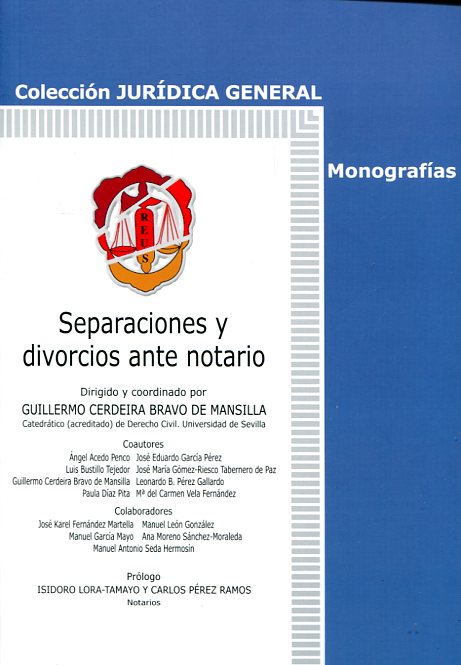 Separaciones y divorcios ante notario. 9788429019056