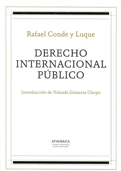 Derecho internacional público. 9788416230488