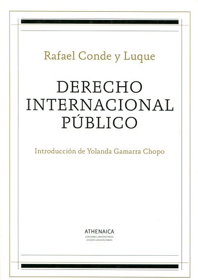 Derecho internacional público. 9788416230488