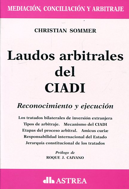 Laudos arbitrales del CIADI. 9789877061055