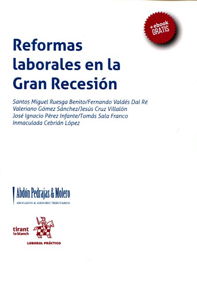 Reformas laborales en la Gran Recesión. 9788491193227