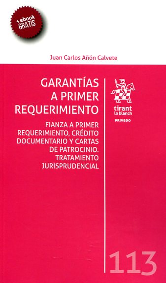 Garantías a primer requerimiento. 9788491193845