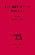 Les Arpenteurs romains . 9782251014579