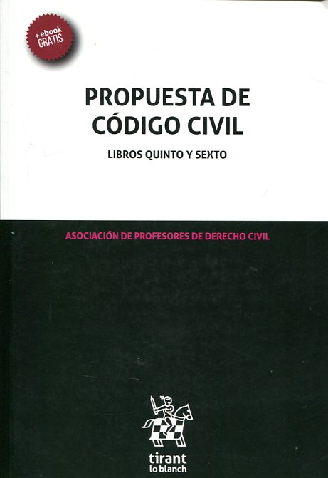 Propuesta de Código Civil. 9788491197768