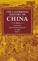 The Cambridge History of China. 9780521243346