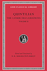 The Lesser Declamations, Volume II. 9780674996199