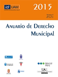 Anuario de Derecho Municipal, Nº 9, año 2015. 100989709