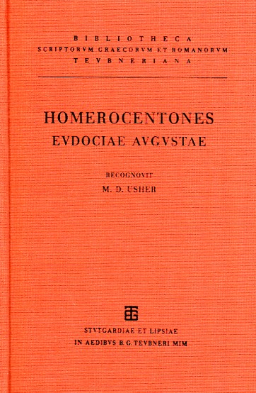 Homerocentones Eudociae Augustae. 9783519013181