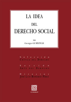 La idea del Derecho social. 9788481510300