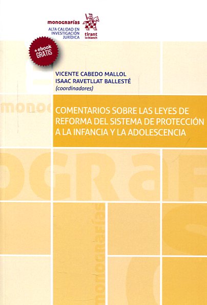 Comentarios sobre las leyes de reforma del Sistema de protección a la infancia y la adolescencia. 9788491196402