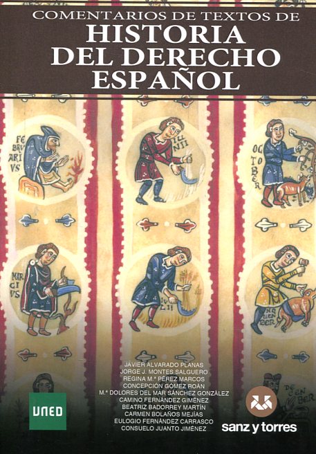 Comentarios de texto de historia del Derecho español. 9788416466184
