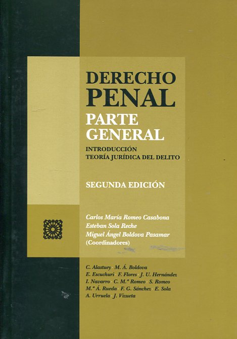 Derecho penal. Parte General. 9788490454404