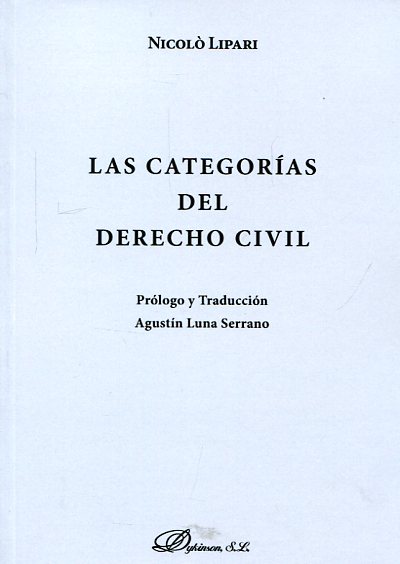 Las categorías del Derecho civil