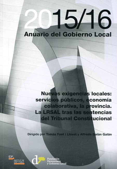 Anuario del Gobierno Local 2015/16. 100997921