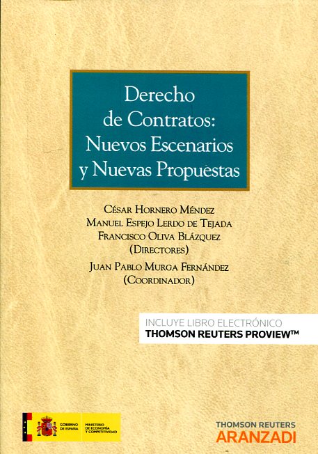 Derecho de contratos. 9788490987339