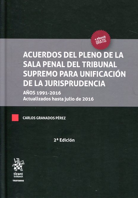 Acuerdos del pleno de la Sala Penal del Tribunal Supremo para unificación de la jurisprudencia